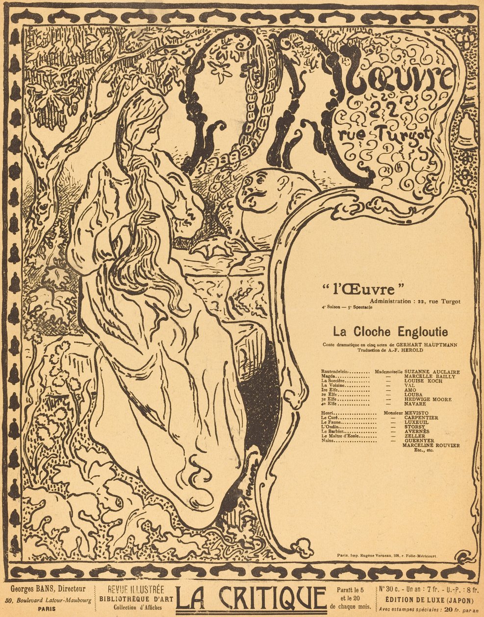 De Verzonken Klok door Paul Elie Ranson