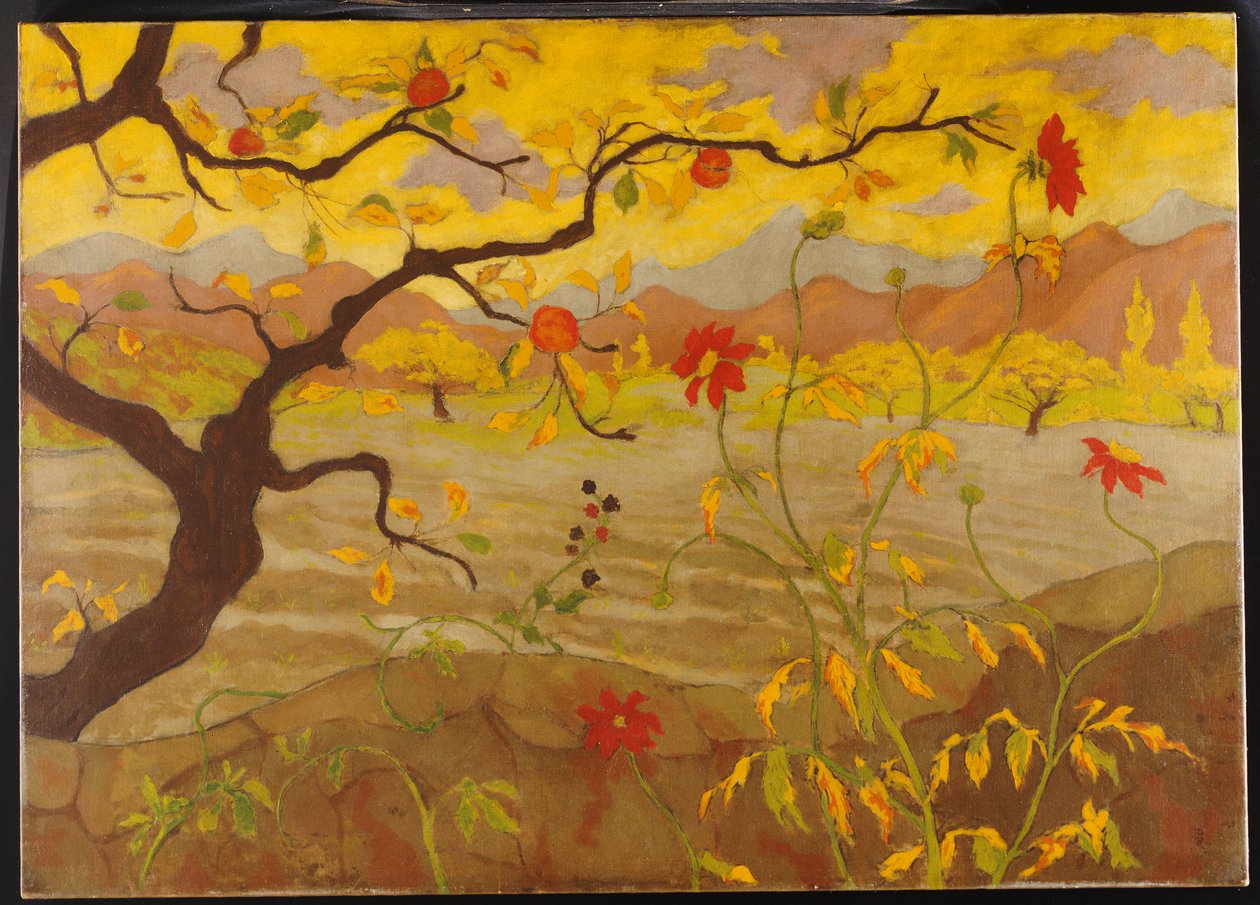 Appelboom met Rode Vruchten door Paul Elie Ranson