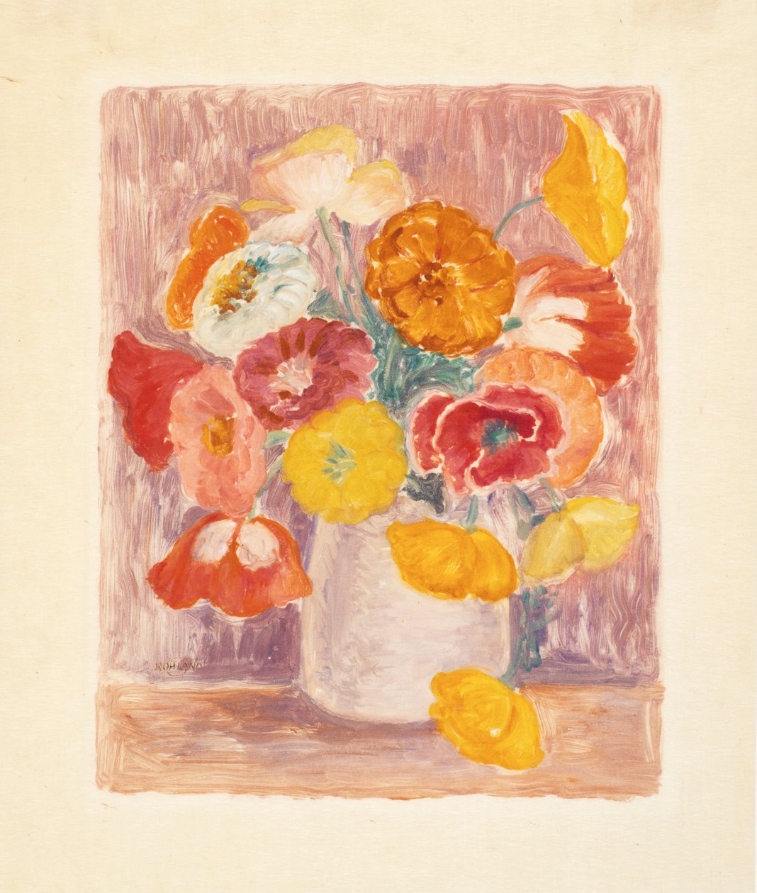 Bloemstuk (Zinnia