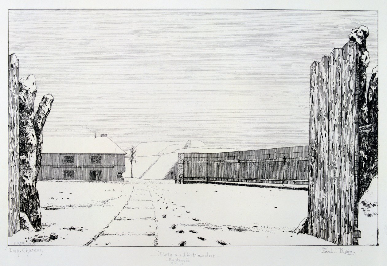 Bastion 66, Beleg van Parijs, 1870-1871 door Paul Roux