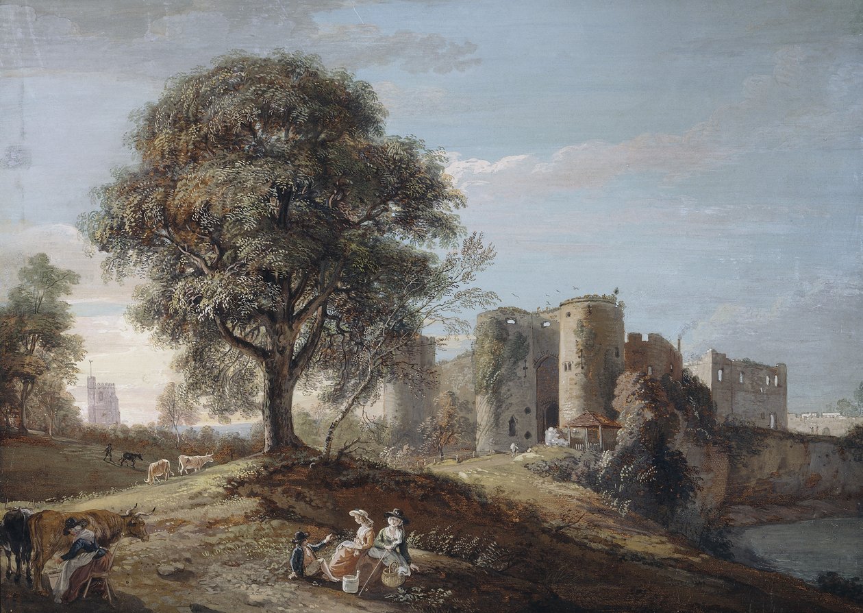 Chepstow Castle, 1790s door Paul Sandby
