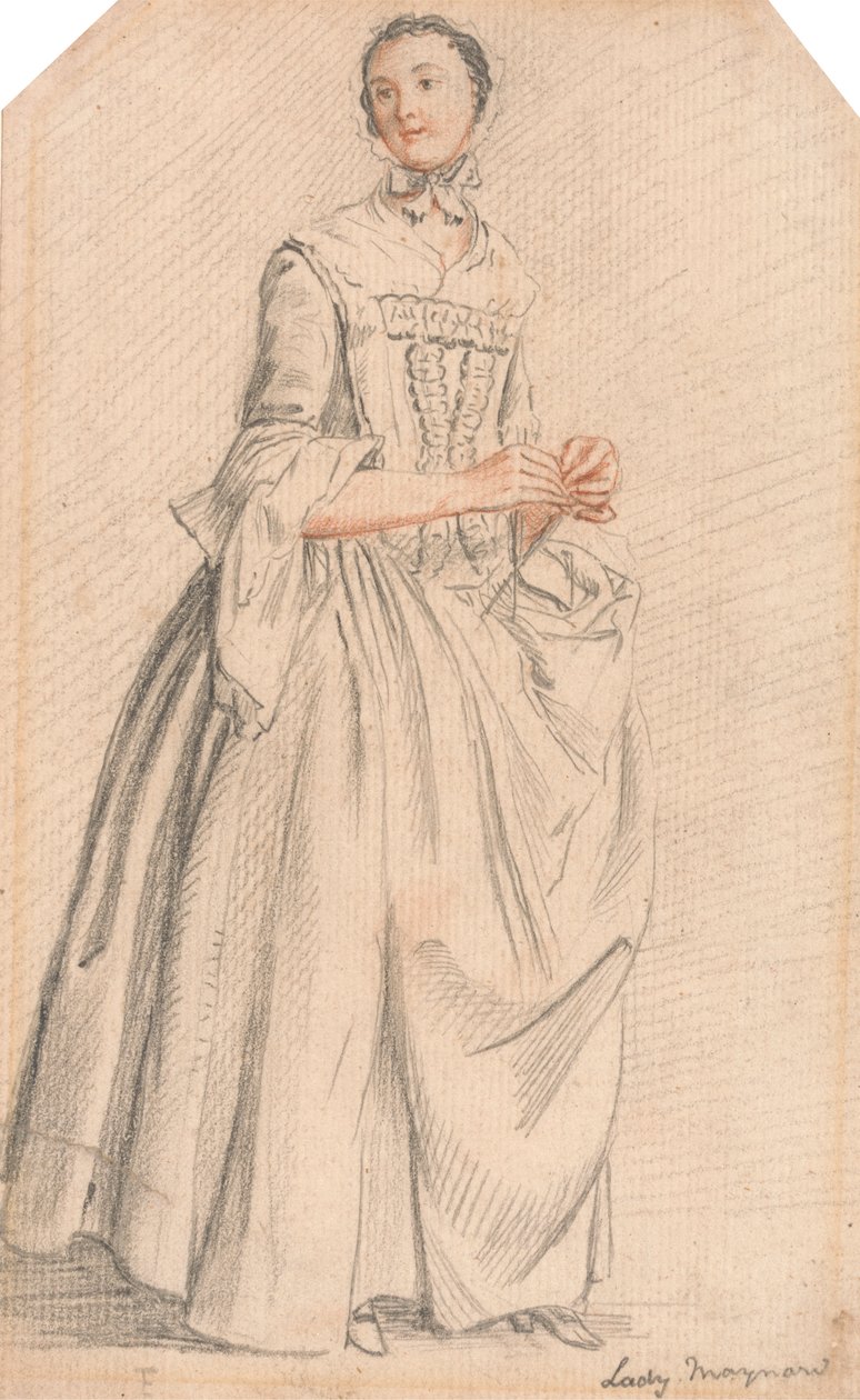 Lady Maynard door Paul Sandby