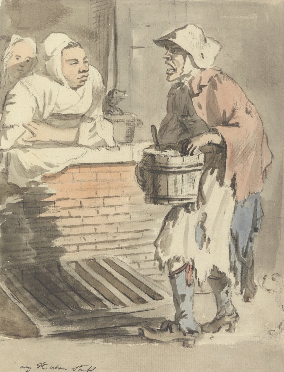 Londense kreten: "Any Kitchen Stuff" door Paul Sandby