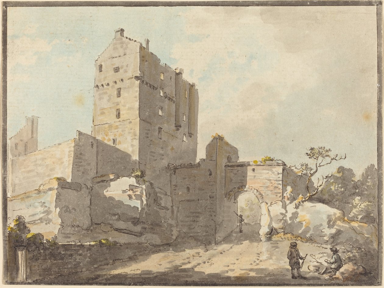 Roslin Kasteel door Paul Sandby