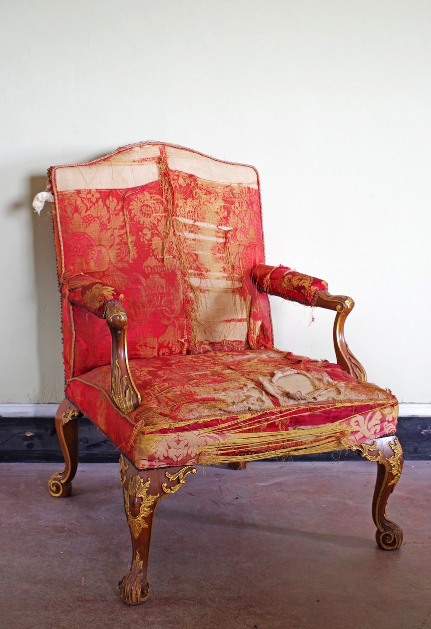 Een George III open armstoel door Paul Saunders