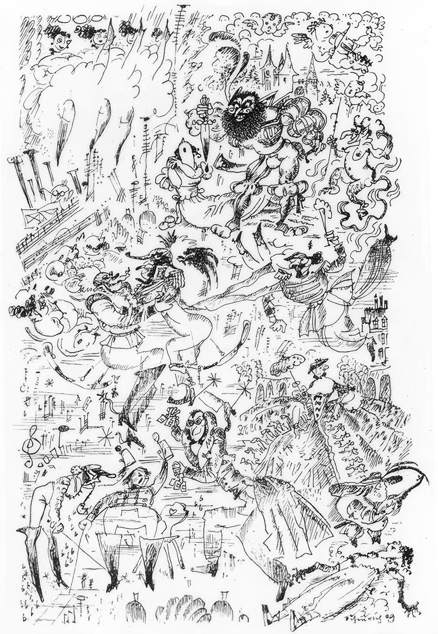 J. Offenbach, Parijse leven / P. Scheurich door Paul Scheurich