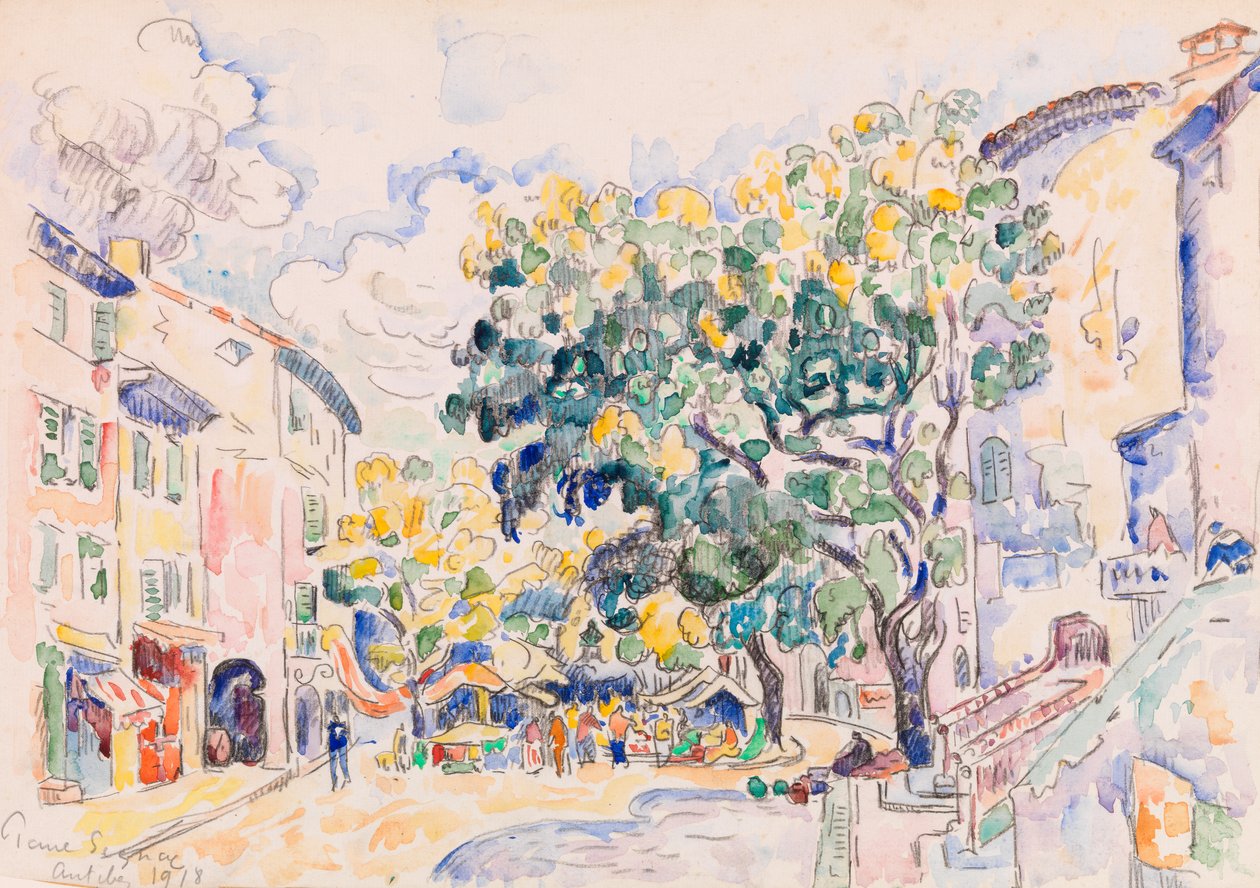 Antibes door Paul Signac