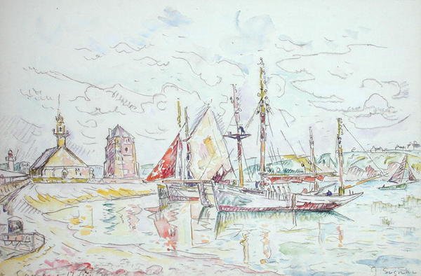 Camaret door Paul Signac