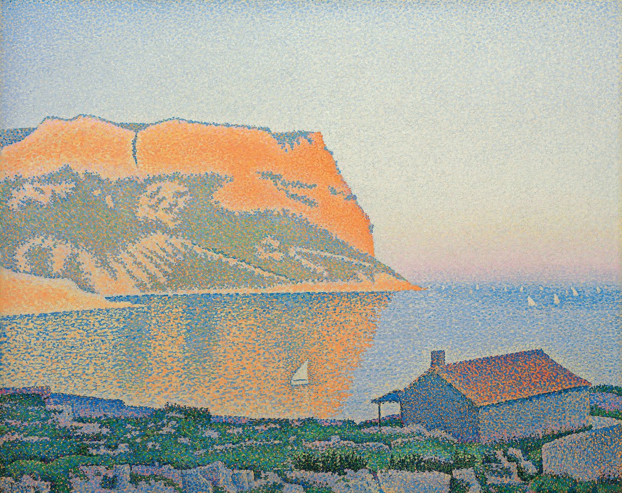 Cap Canaille, Cassis, 1889 door Paul Signac