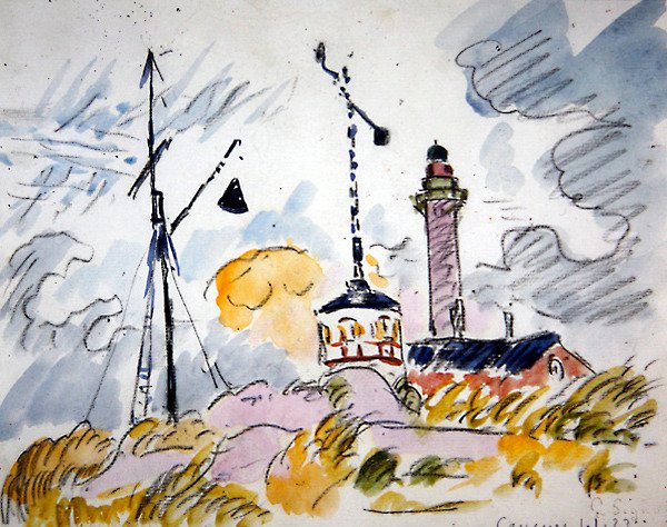 Cayeux door Paul Signac