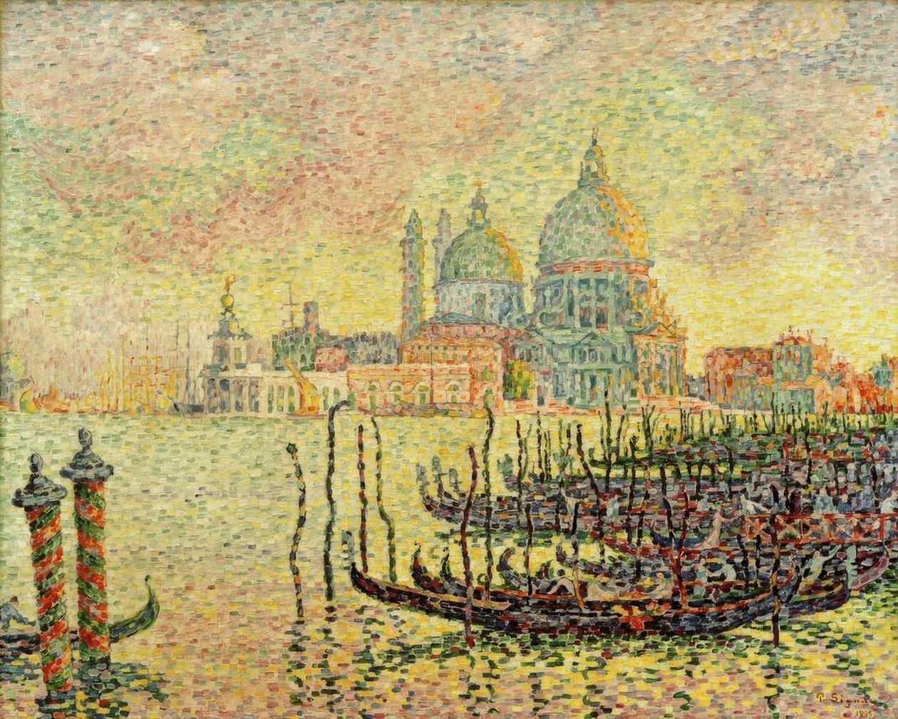 Groot Kanaal (Venetië) door Paul Signac