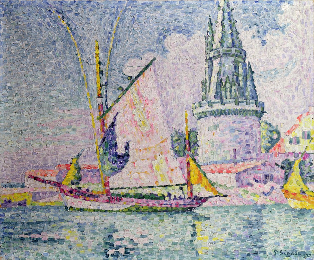 La Rochelle, de Toren van de Kwartiermeester door Paul Signac