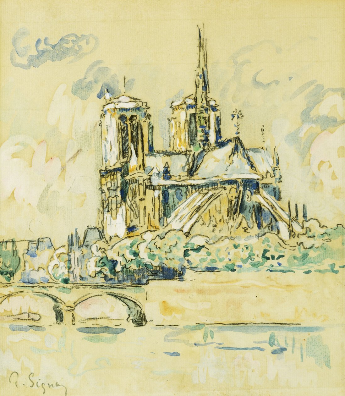 Notre Dame door Paul Signac