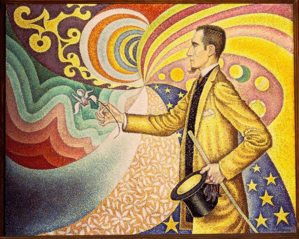 Portret van Felix Feneon door Paul Signac