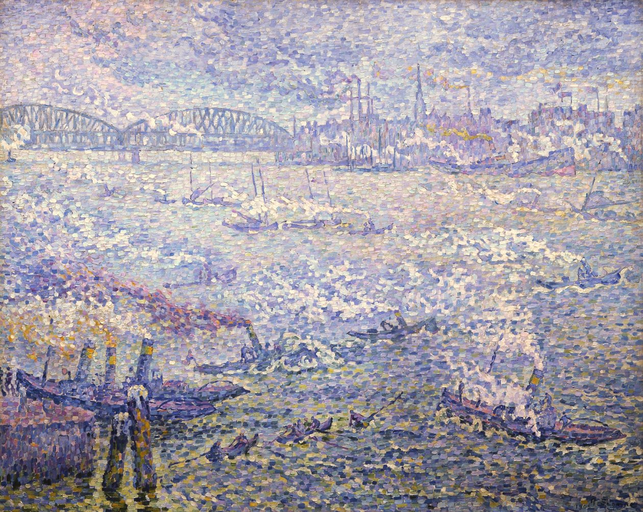 Rotterdam. De rook door Paul Signac