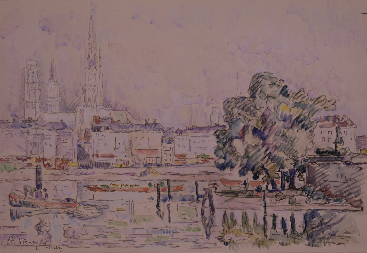 Rouen door Paul Signac