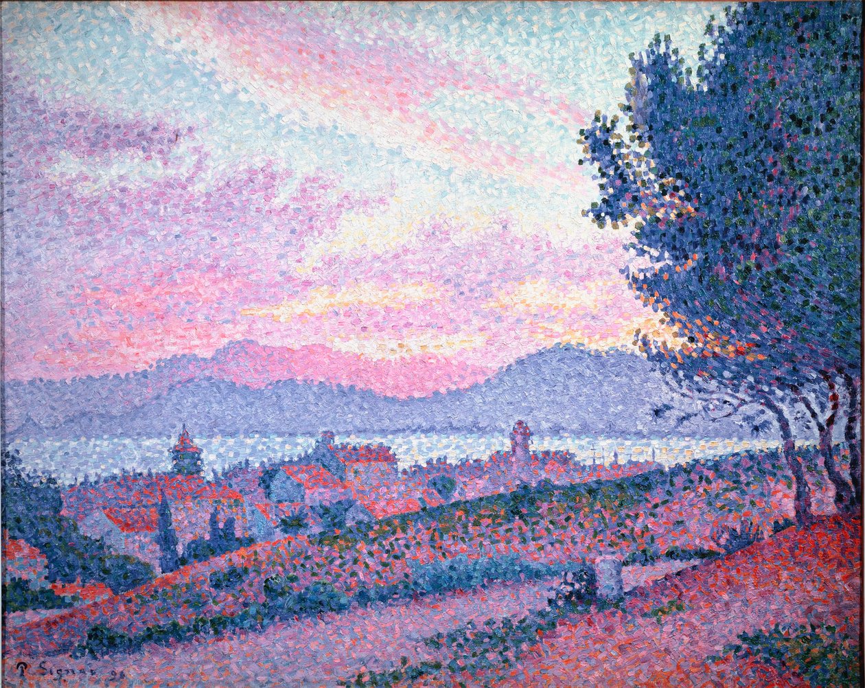Saint-Tropez (1863-1935) door Paul Signac