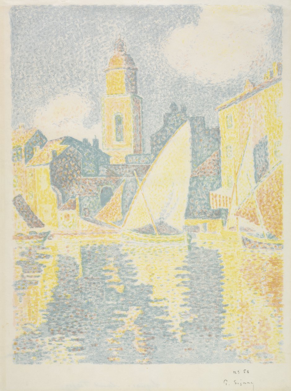 Saint-Tropez: De Haven door Paul Signac