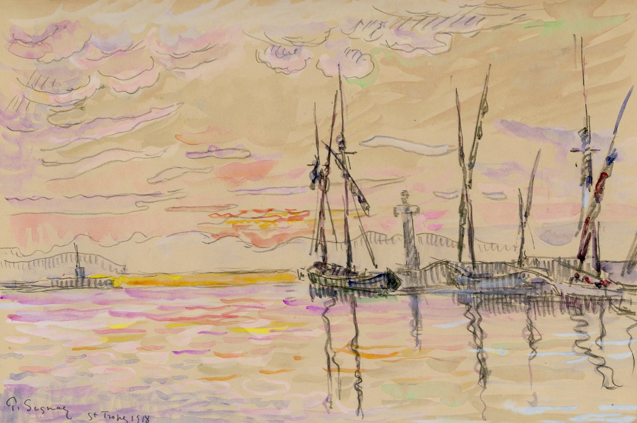 St Tropez door Paul Signac