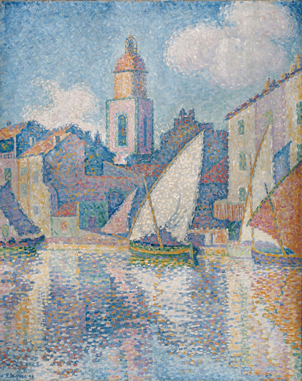 Toren van Saint Tropez door Paul Signac