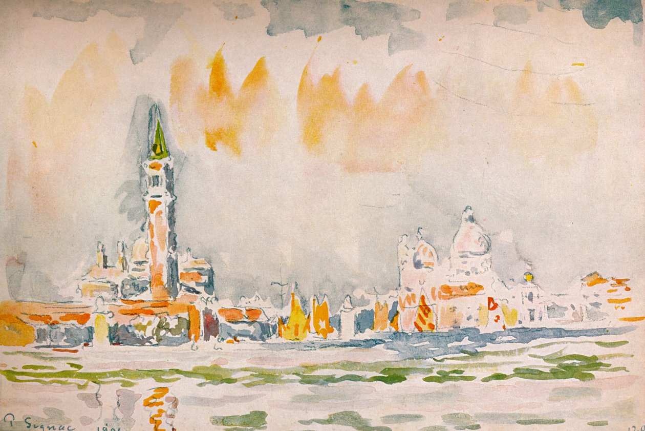 Venetië, 1906 door Paul Signac