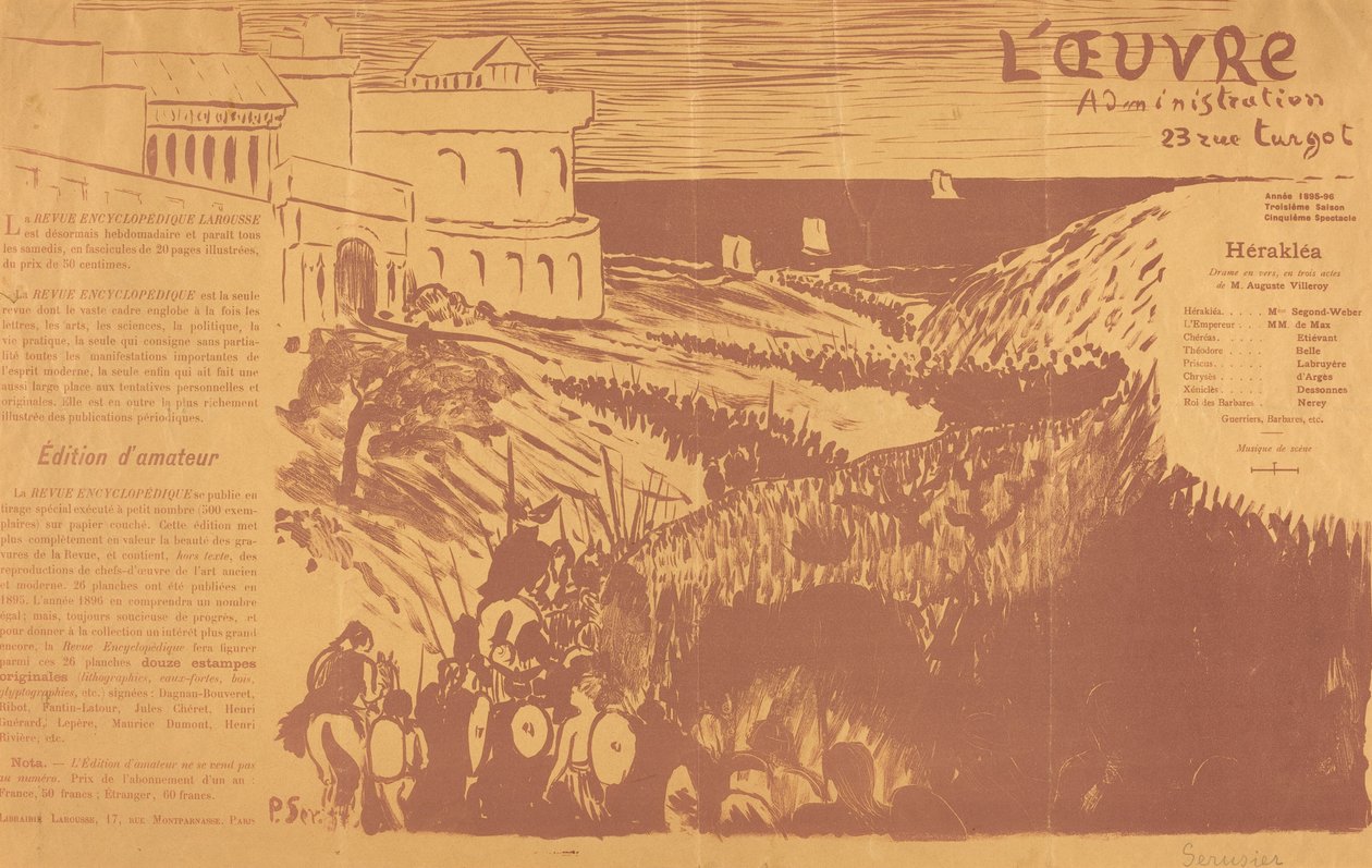 Hérakléa door Paul Sérusier