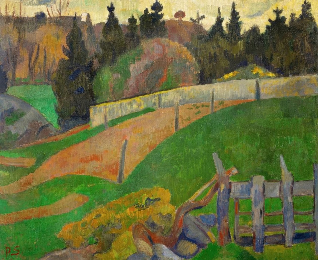 De barrière door Paul Sérusier