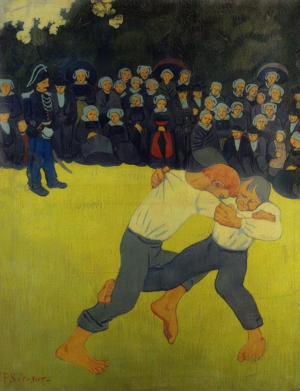 Het Bretonse gevecht door Paul Sérusier