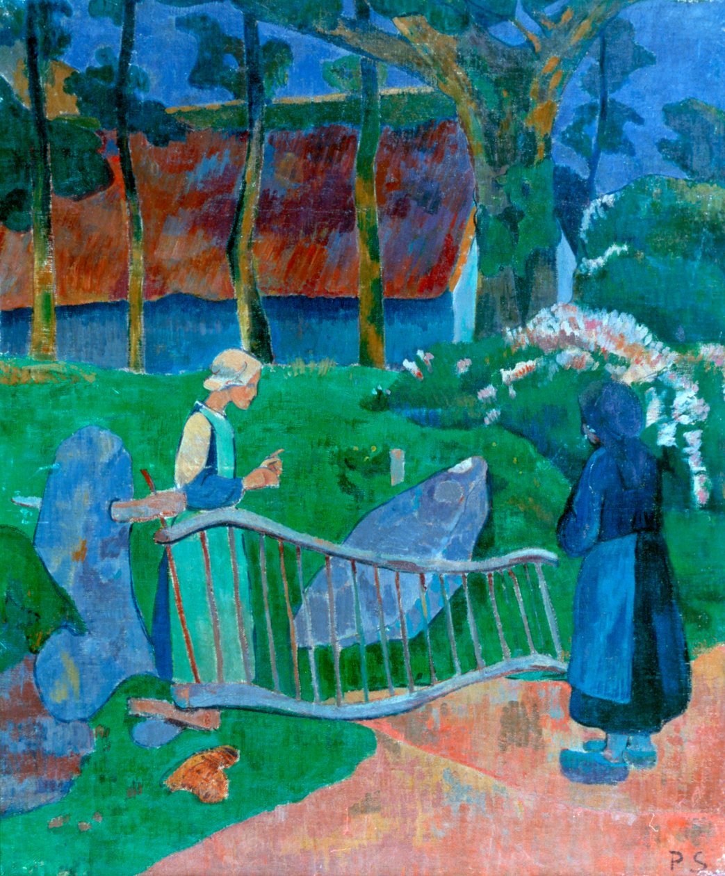 De Gebloemde Poort door Paul Sérusier
