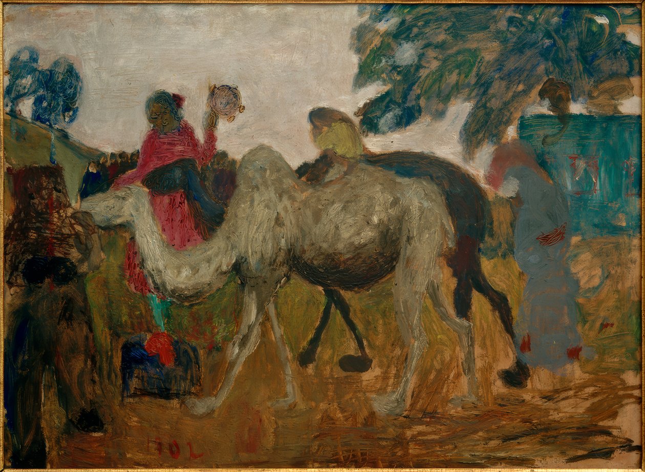Kermis op de Weyerberg door Paula Modersohn Becker