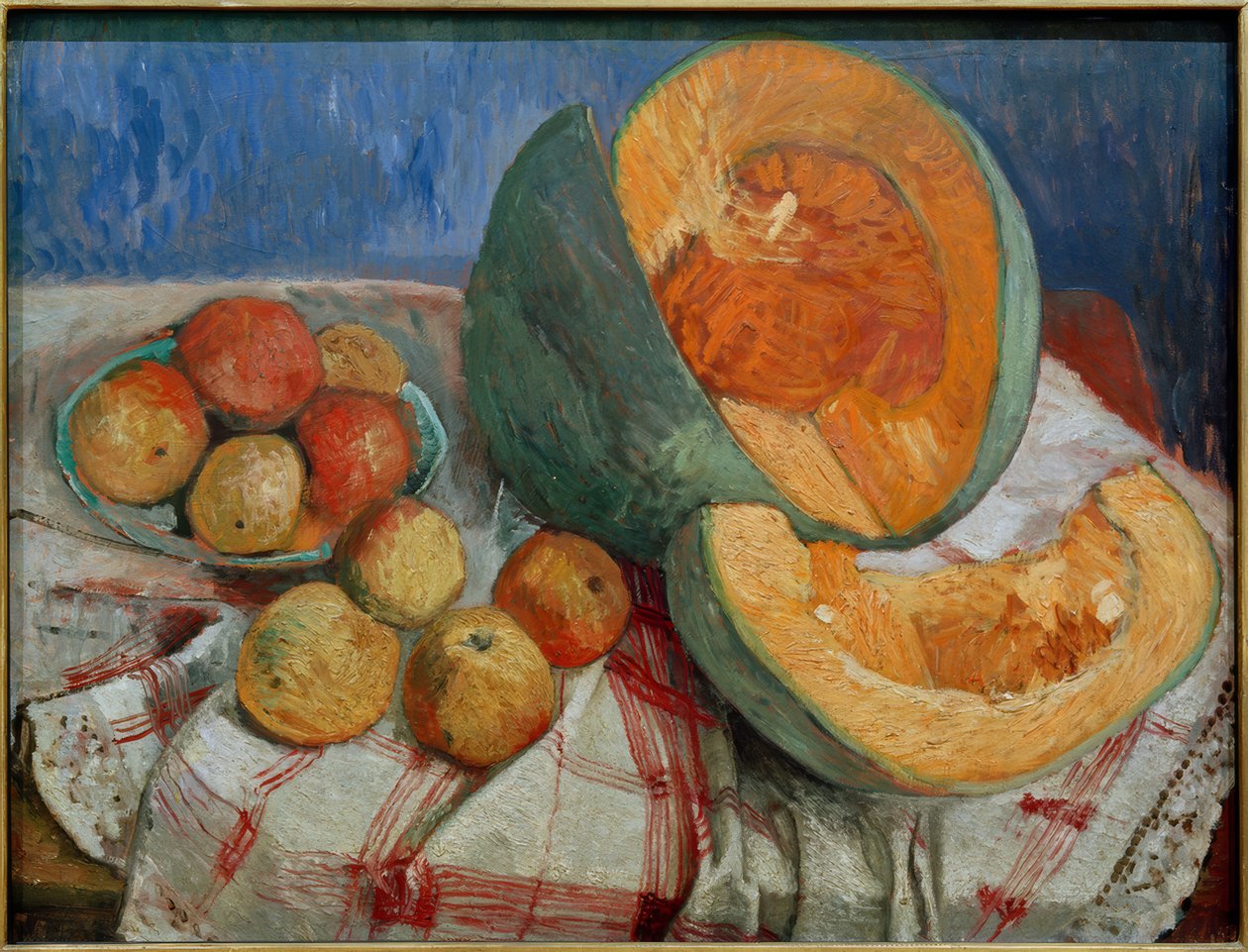 Stilleven met Pompoen door Paula Modersohn Becker