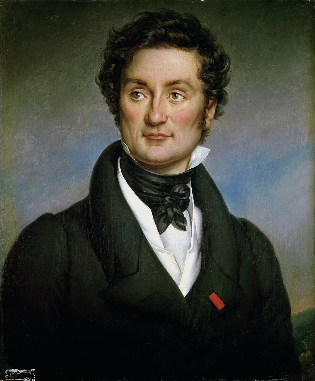 Portret van Charles Nodier (1780-1844) 1824 door Paulin Jean Baptiste Guerin