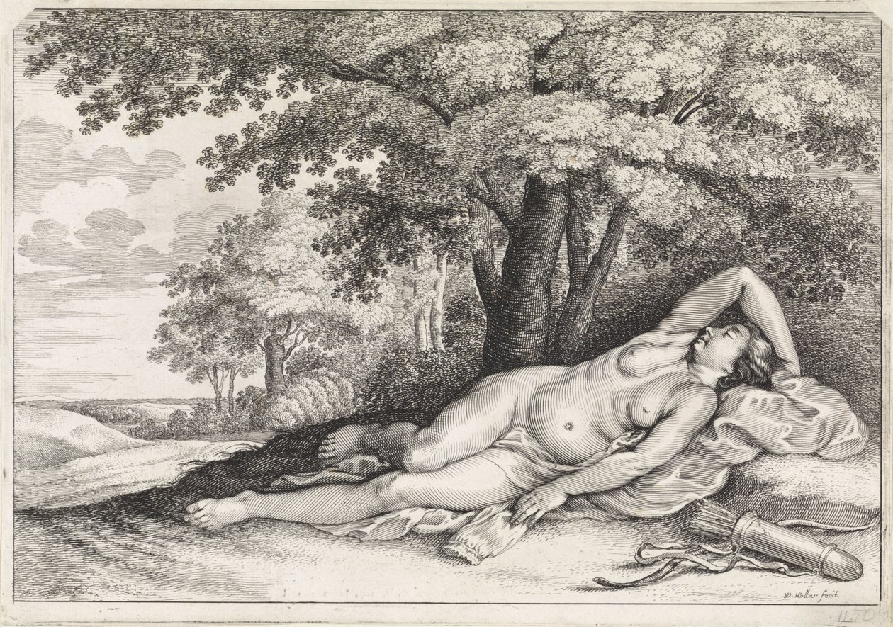 Diana als jageres door Paulus Pontius