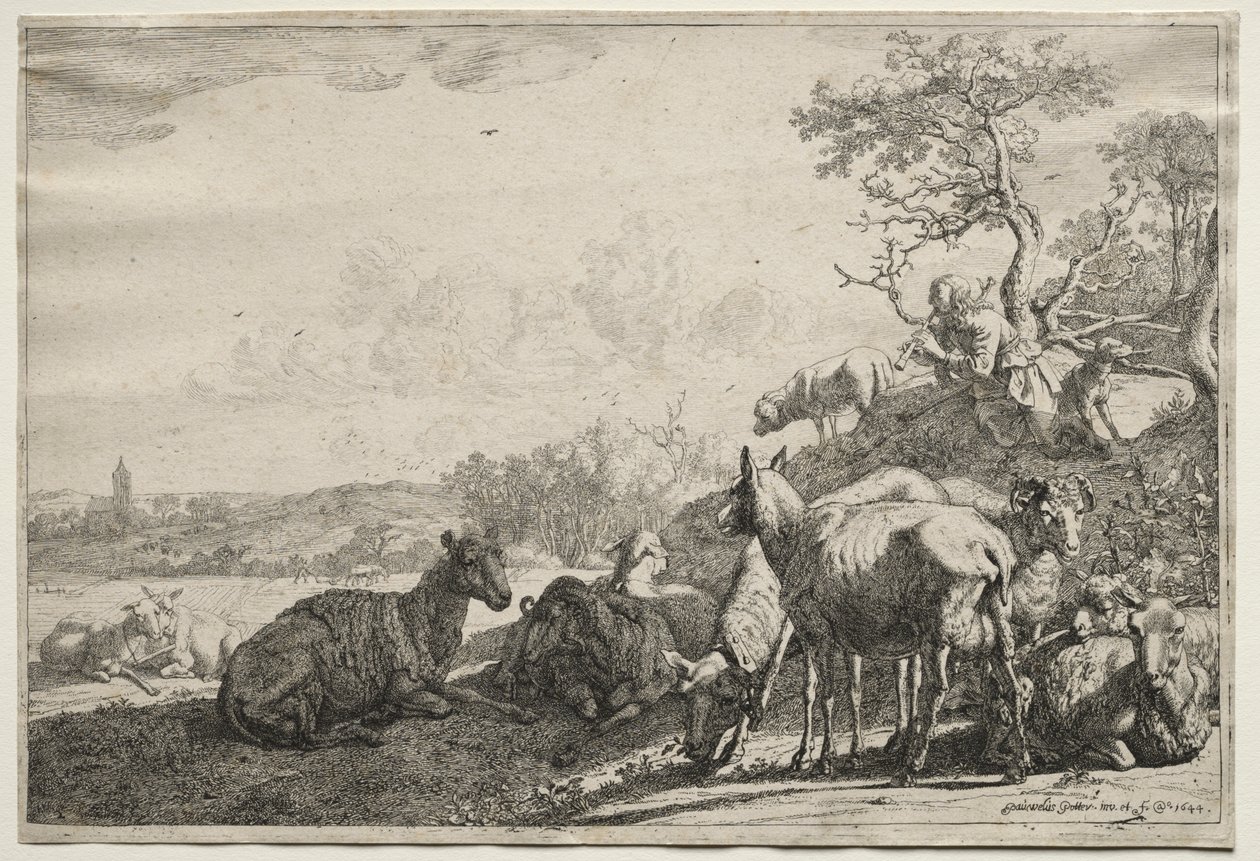 De Herder door Paulus Potter