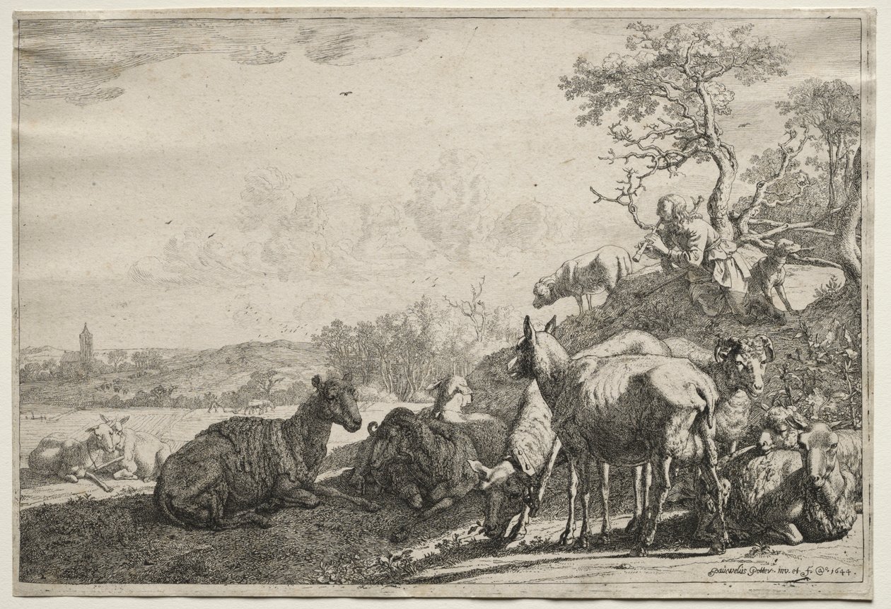 De Herder, 1644 door Paulus Potter