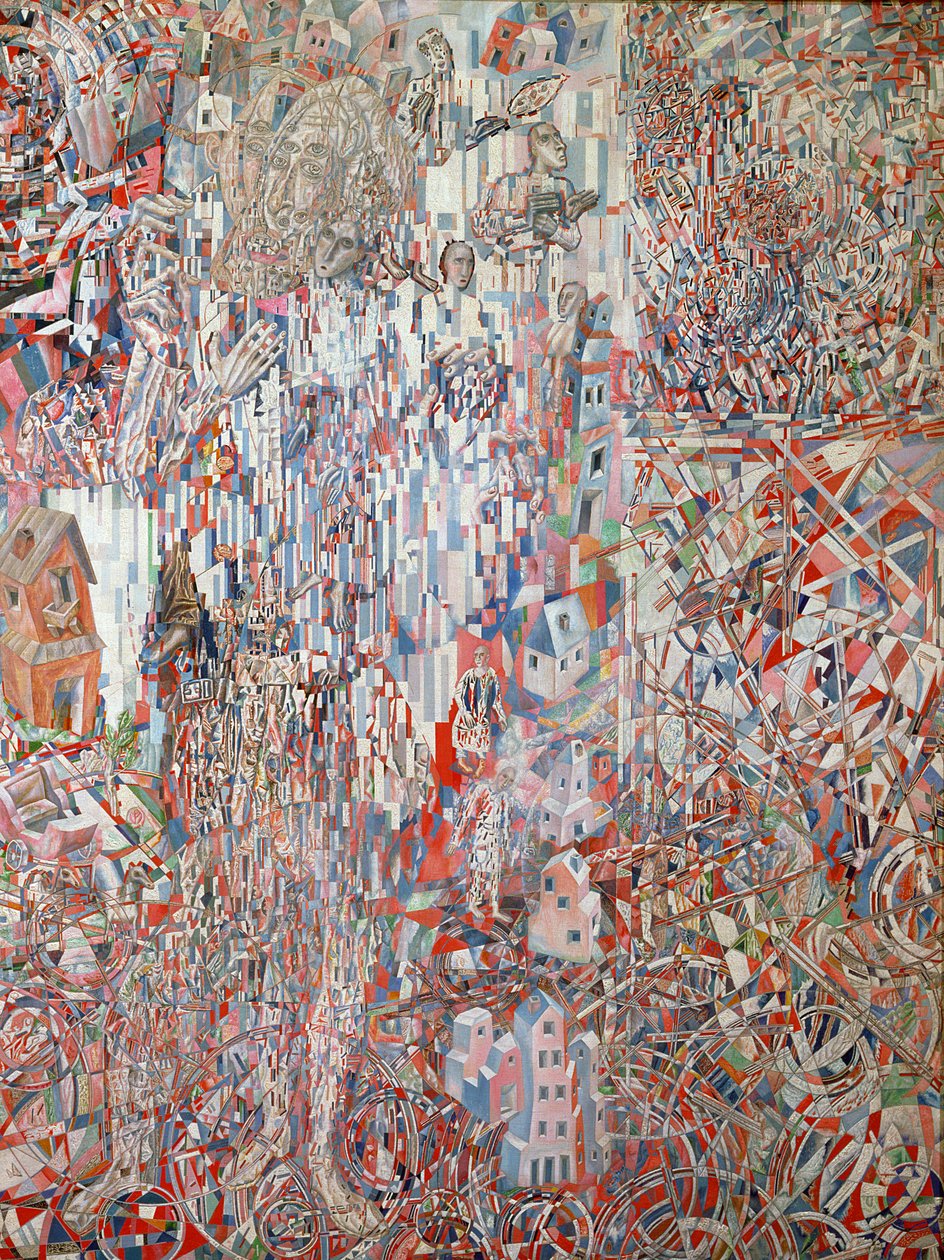 Formule van het Petrograd Proletariaat, 1920-21 door Pawel Nikolajewitsch Filonow