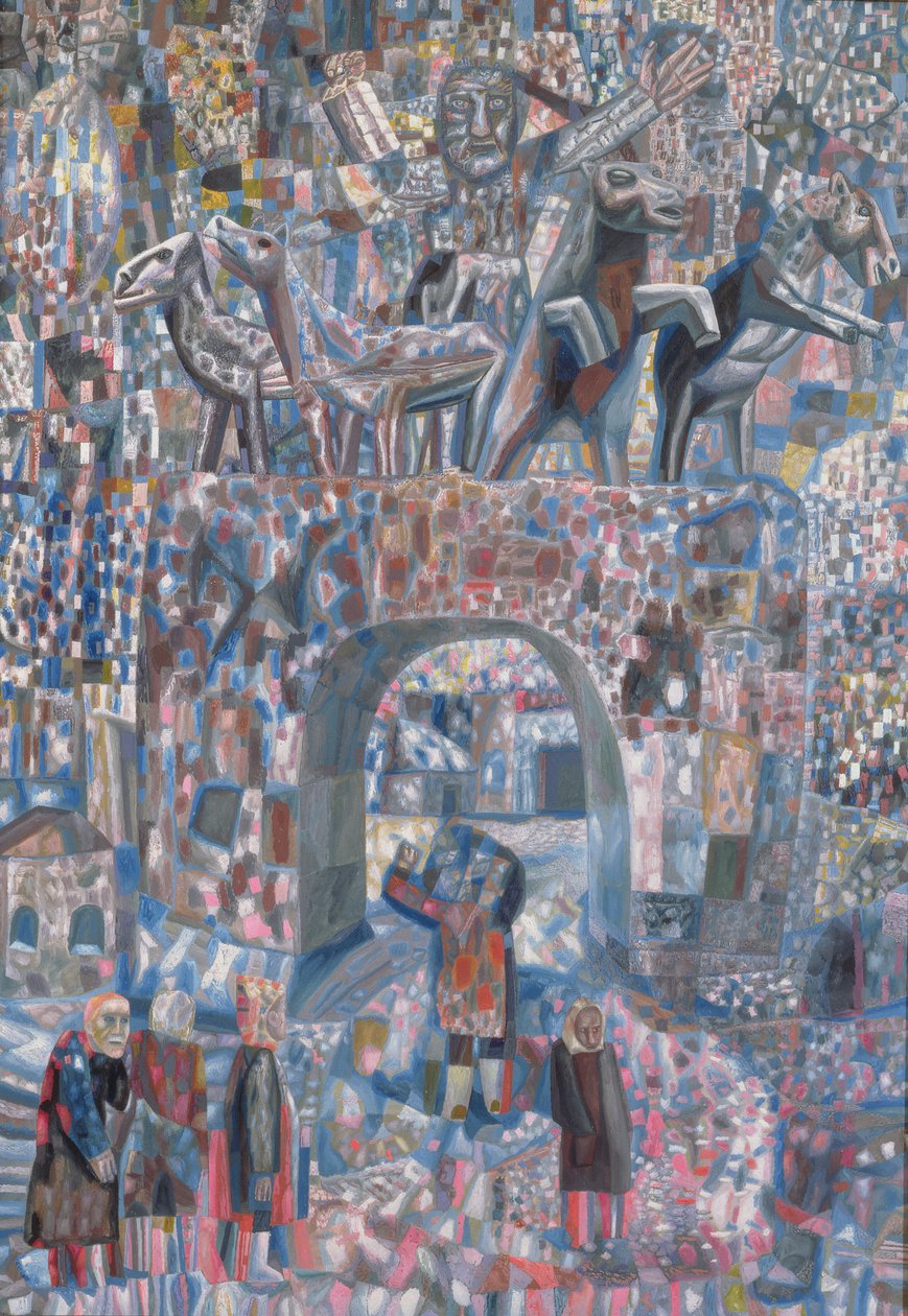 De Narva-poorten, 1929 door Pawel Nikolajewitsch Filonow