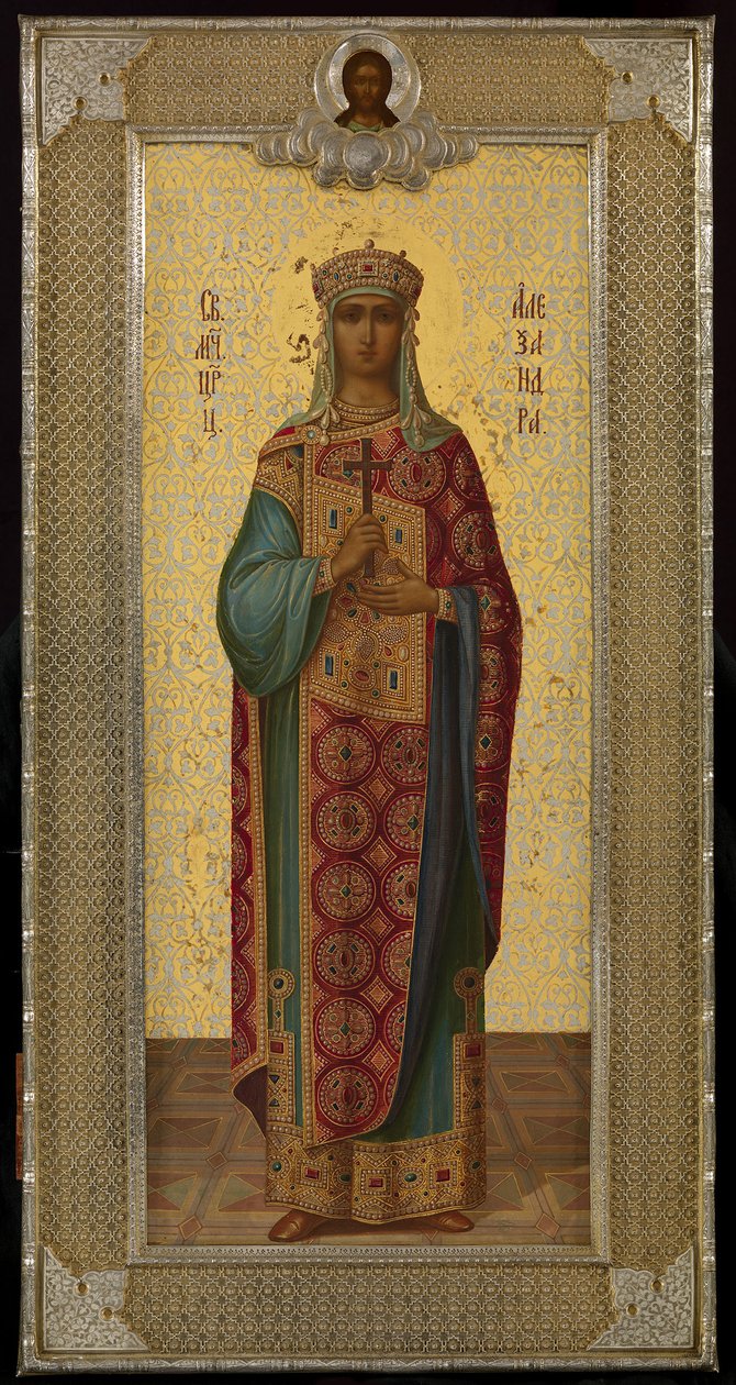 Heilige Keizerin Alexandra, 1883 door Pavel Akimovich Ovchinnikov
