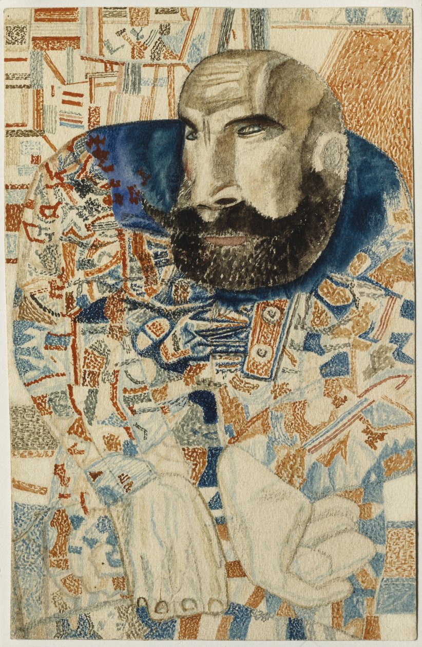 Een koetsier, 1912-1928 door Pavel Nikolayevich Filonov