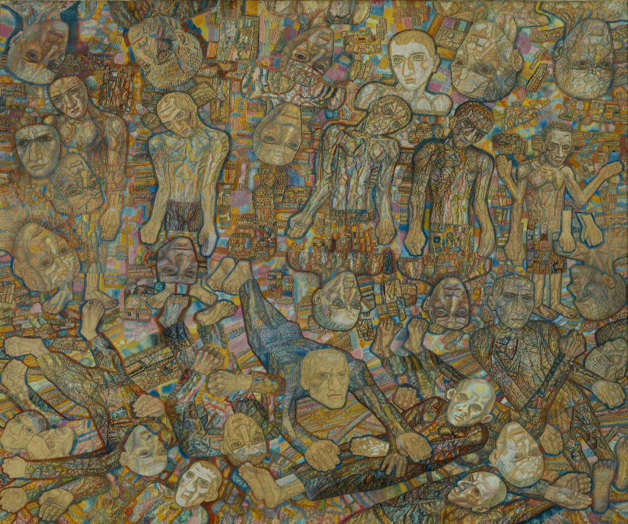 Compositie. De inval, 1938 door Pavel Nikolayevich Filonov