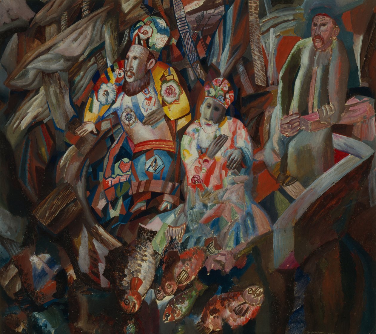 Oost en West, 1912-1913 door Pavel Nikolayevich Filonov