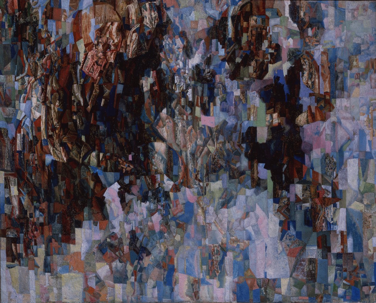 Wit schilderij, 1919 door Pavel Nikolayevich Filonov