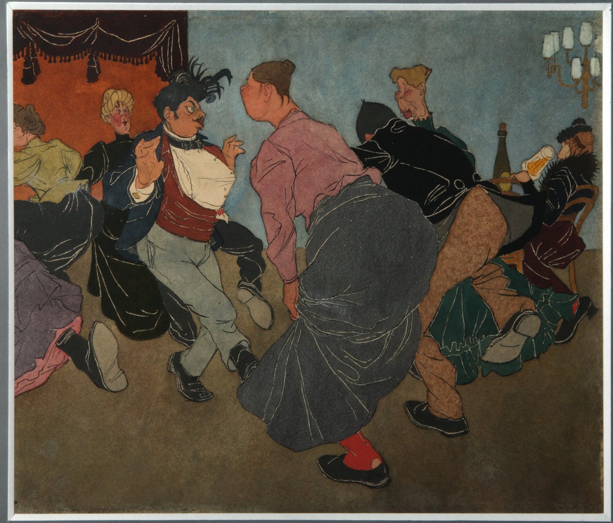Café door Pavel Yegorovich Shcherbov