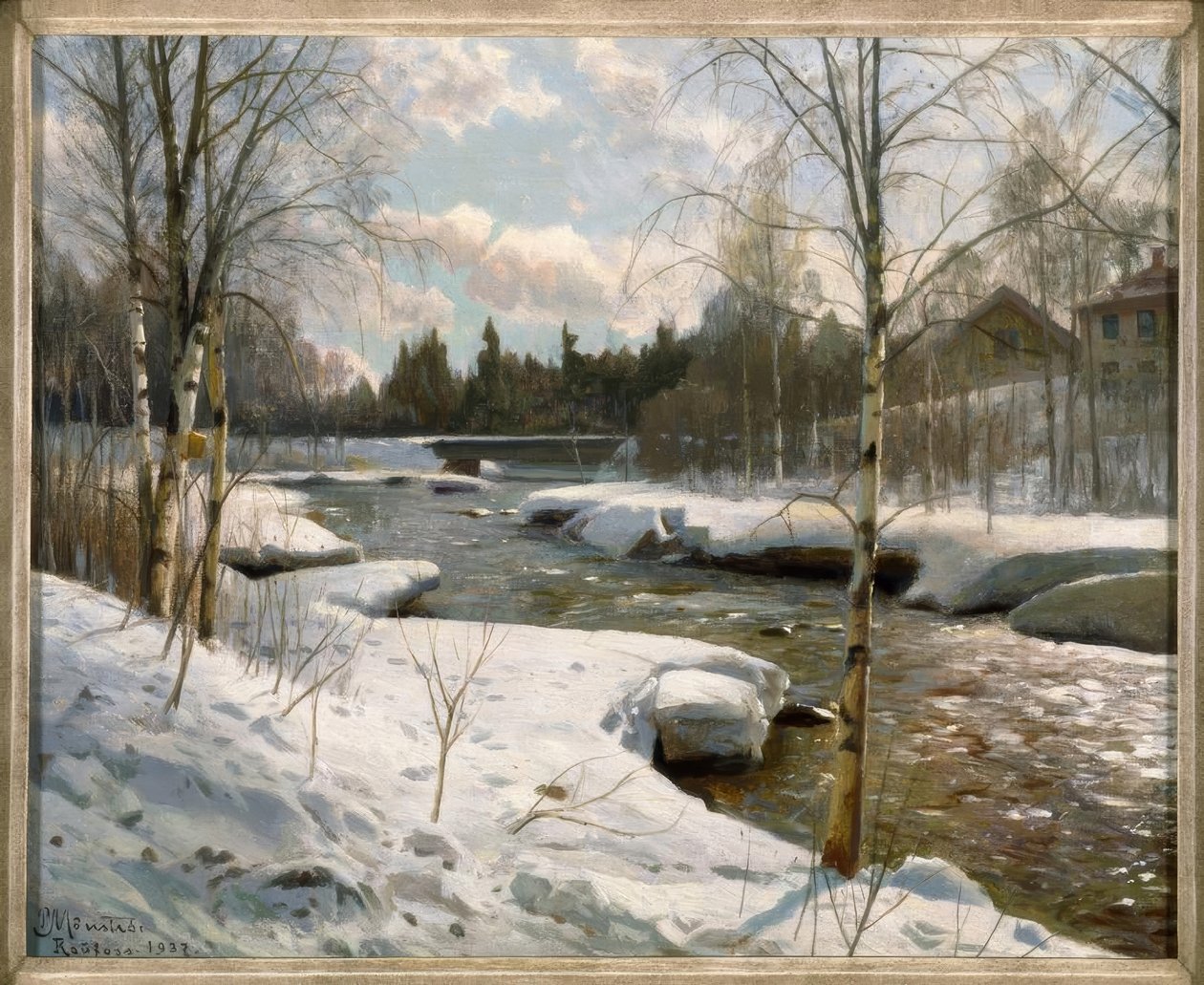 Zonnige Winterdag door Peder Monsted
