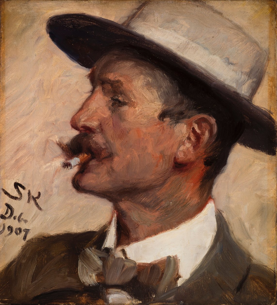 Hans Gyde Petersen door Peder Severin Krøyer