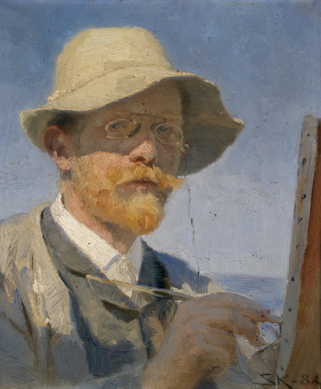 Zelfportret door Peder Severin Krøyer