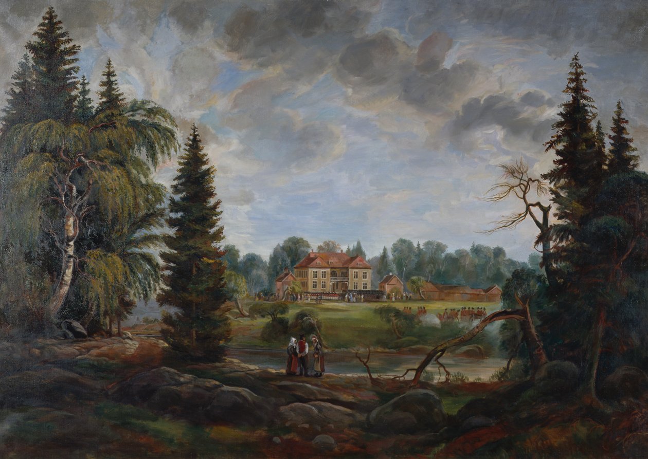 Eidsvollbygningen door Peder (after) Balke