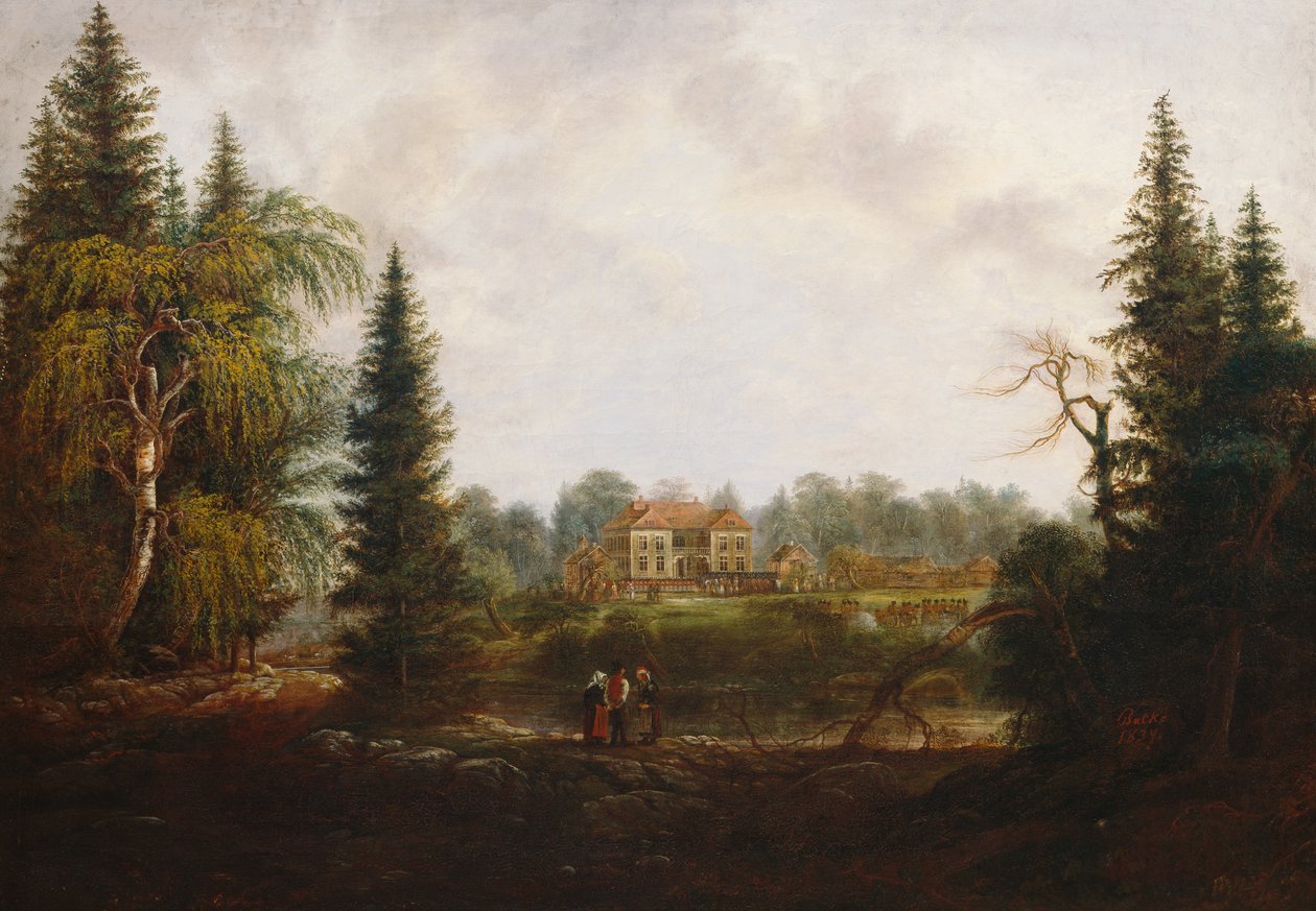 Eidsvoll gebouw door Peder Balke