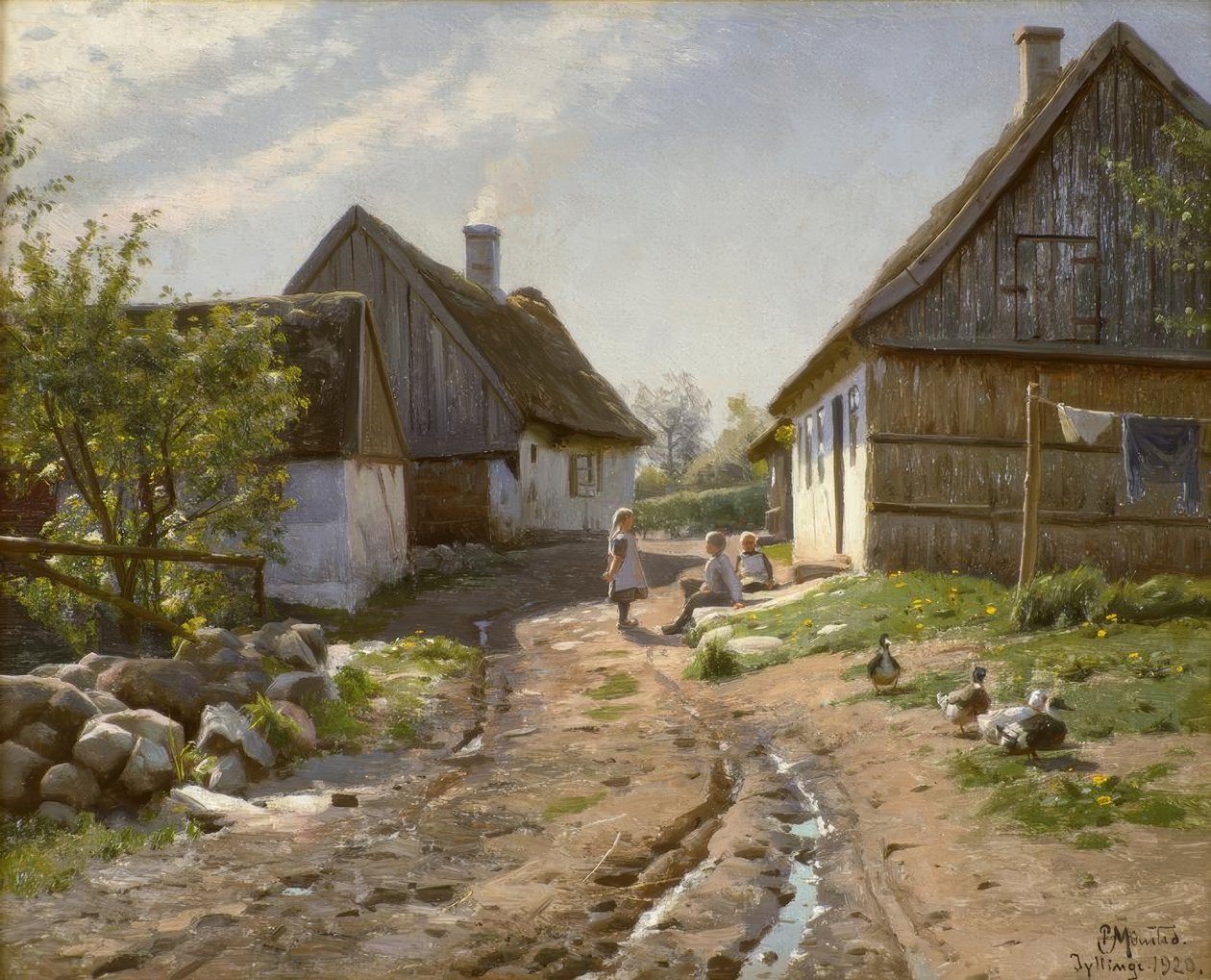 Bij de Boerderij door Peder Monsted