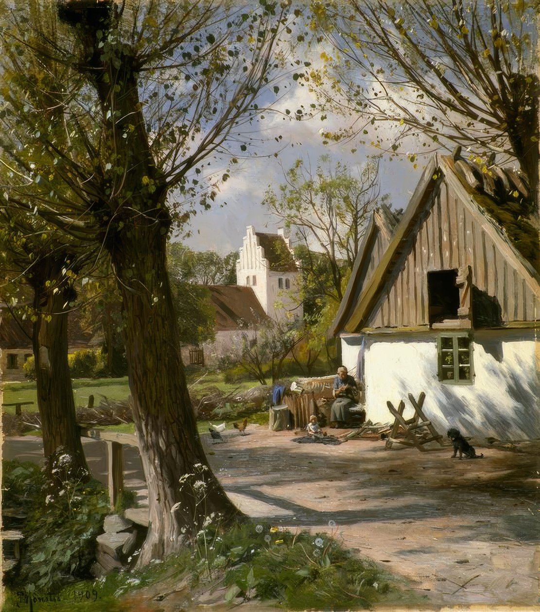 Zomer op het Platteland door Peder Monsted